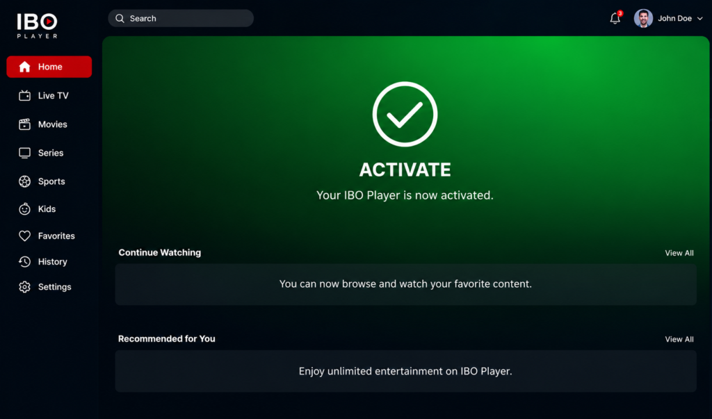 IBO Player activatie en IPTV configuratie op Samsung en LG Smart TV